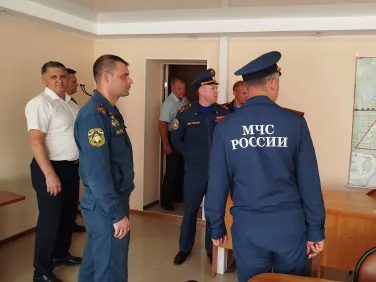 Посещение ЕДДС г. Дзержинска комиссией МЧС России